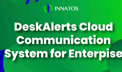 Innatos - DeskAlerts Cloud Communication System for Enterprise - title