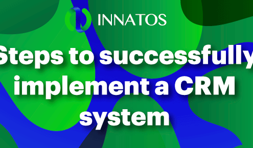 Innatos . Steps to successfully implement a CRM system  - banner